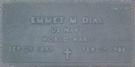 DIAL, EMMET M. - Maricopa County, Arizona | EMMET M. DIAL - Arizona Gravestone Photos