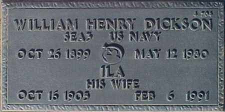 DICKSON, WILLIAM HENRY - Maricopa County, Arizona | WILLIAM HENRY DICKSON - Arizona Gravestone Photos