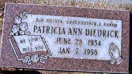 DIERICK, PATRICIA ANN - Maricopa County, Arizona | PATRICIA ANN DIERICK - Arizona Gravestone Photos