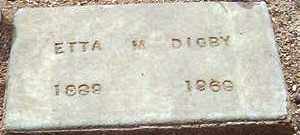 DIGBY, ETTA M. - Maricopa County, Arizona | ETTA M. DIGBY - Arizona Gravestone Photos
