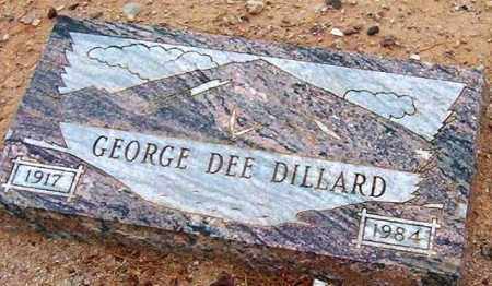 DILLARD, GEORGE DEE - Maricopa County, Arizona | GEORGE DEE DILLARD - Arizona Gravestone Photos