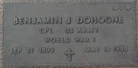 DOHOGNE, BENJAMIN J. - Maricopa County, Arizona | BENJAMIN J. DOHOGNE - Arizona Gravestone Photos