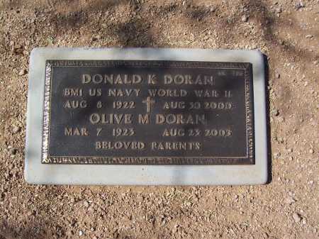 DORAN, OLIVE - Maricopa County, Arizona | OLIVE DORAN - Arizona Gravestone Photos