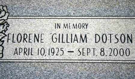 GILLIAM DOTSON, FLORENE - Maricopa County, Arizona | FLORENE GILLIAM DOTSON - Arizona Gravestone Photos