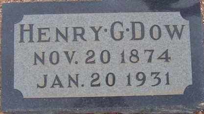 DOW, HENRY G. - Maricopa County, Arizona | HENRY G. DOW - Arizona Gravestone Photos