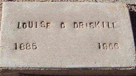 DRISKILL, LOUISE C. - Maricopa County, Arizona | LOUISE C. DRISKILL - Arizona Gravestone Photos