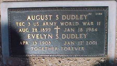 DUDLEY, AUGUST S. - Maricopa County, Arizona | AUGUST S. DUDLEY - Arizona Gravestone Photos