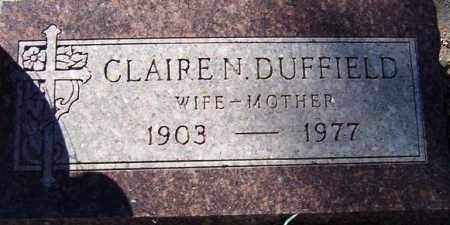 DUFFIELD, CLAIRE N. - Maricopa County, Arizona | CLAIRE N. DUFFIELD - Arizona Gravestone Photos