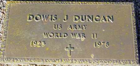 DUNCAN, DOWIS J - Maricopa County, Arizona | DOWIS J DUNCAN - Arizona Gravestone Photos