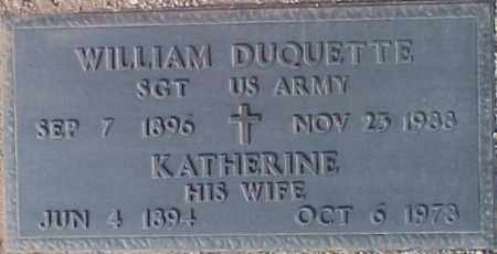 DUQUETTE, KATHERINE - Maricopa County, Arizona | KATHERINE DUQUETTE - Arizona Gravestone Photos