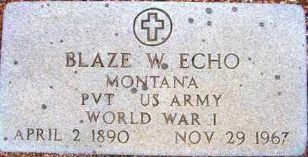 ECHO, BLAZE W. - Maricopa County, Arizona | BLAZE W. ECHO - Arizona Gravestone Photos