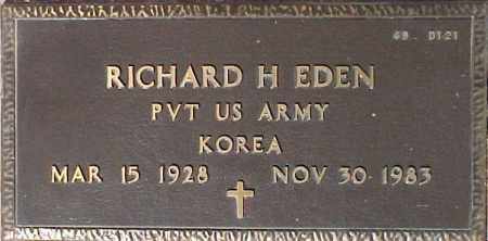 EDEN, RICHARD H. - Maricopa County, Arizona | RICHARD H. EDEN - Arizona Gravestone Photos