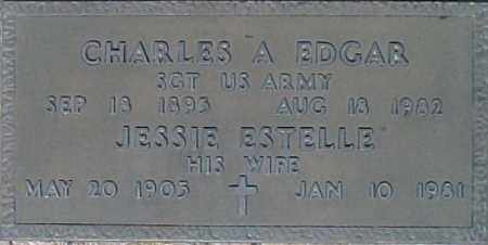 EDGAR, JESSIE ESTELLE - Maricopa County, Arizona | JESSIE ESTELLE EDGAR - Arizona Gravestone Photos