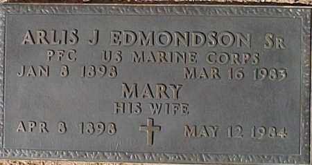 EDMONDSON, ARLIS J - Maricopa County, Arizona | ARLIS J EDMONDSON - Arizona Gravestone Photos