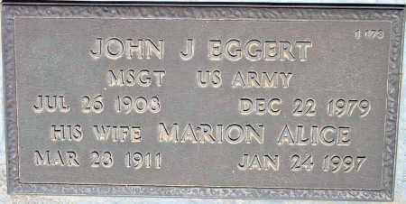 EGGERT, MARION ALICE - Maricopa County, Arizona | MARION ALICE EGGERT - Arizona Gravestone Photos