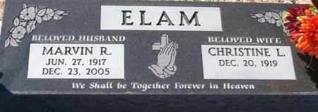 ELAM, MARVIN R. - Maricopa County, Arizona | MARVIN R. ELAM - Arizona Gravestone Photos