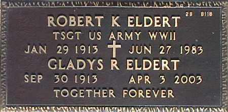 ELDERT, ROBERT K. - Maricopa County, Arizona | ROBERT K. ELDERT - Arizona Gravestone Photos