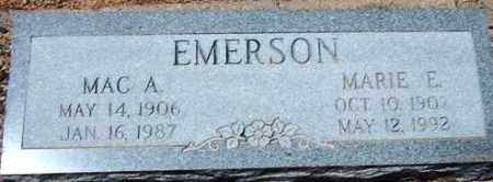 EMERSON, MAC A. - Maricopa County, Arizona | MAC A. EMERSON - Arizona Gravestone Photos