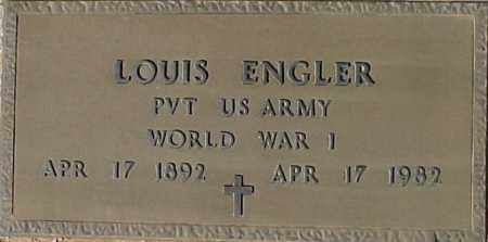 ENGLER, LOUIS - Maricopa County, Arizona | LOUIS ENGLER - Arizona Gravestone Photos