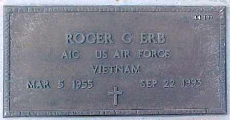 ERB, ROGER G. - Maricopa County, Arizona | ROGER G. ERB - Arizona Gravestone Photos