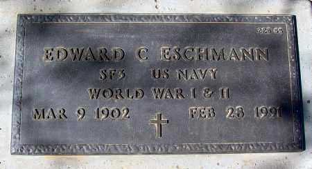 ESCHMANN, EDWARD C. - Maricopa County, Arizona | EDWARD C. ESCHMANN - Arizona Gravestone Photos