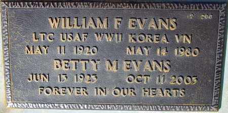 EVANS, WILLIAM F. - Maricopa County, Arizona | WILLIAM F. EVANS - Arizona Gravestone Photos
