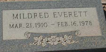 EVERETT, MILDRED - Maricopa County, Arizona | MILDRED EVERETT - Arizona Gravestone Photos