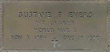 EVERS, GUSTAVE F - Maricopa County, Arizona | GUSTAVE F EVERS - Arizona Gravestone Photos