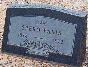 FAKIS, SPERO (SAM) - Maricopa County, Arizona | SPERO (SAM) FAKIS - Arizona Gravestone Photos