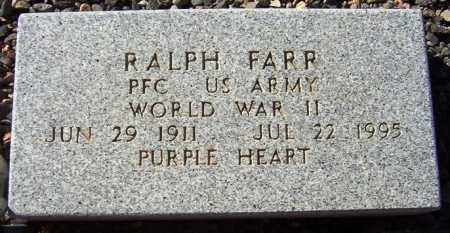 FARR, RALPH - Maricopa County, Arizona | RALPH FARR - Arizona Gravestone Photos