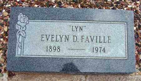 FAVILLE, EVELYN D. - Maricopa County, Arizona | EVELYN D. FAVILLE - Arizona Gravestone Photos