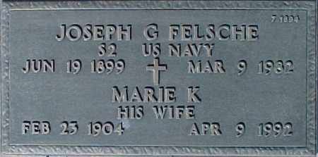 FELSCHE, MARIE K - Maricopa County, Arizona | MARIE K FELSCHE - Arizona Gravestone Photos
