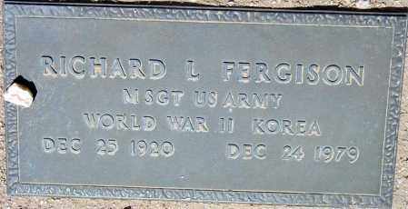 FERGISON, RICHARD L. - Maricopa County, Arizona | RICHARD L. FERGISON - Arizona Gravestone Photos