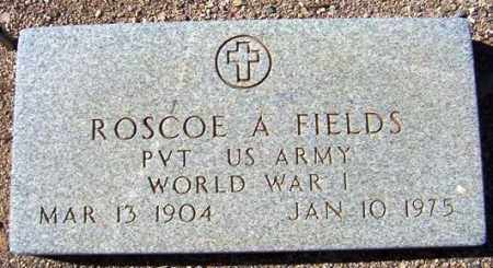 FIELDS, ROSCOE ADAM (HARDROCK) - Maricopa County, Arizona | ROSCOE ADAM (HARDROCK) FIELDS - Arizona Gravestone Photos