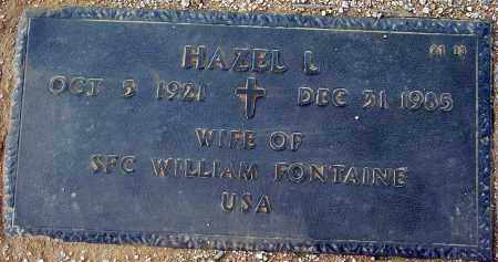 FONTAINE, HAZEL L. - Maricopa County, Arizona | HAZEL L. FONTAINE - Arizona Gravestone Photos