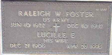 FOSTER, RALEIGH W. - Maricopa County, Arizona | RALEIGH W. FOSTER - Arizona Gravestone Photos