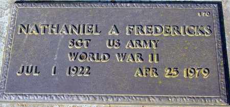FREDERICKS, NATHANIEL A. - Maricopa County, Arizona | NATHANIEL A. FREDERICKS - Arizona Gravestone Photos