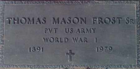 FROST, THOMAS MASON, SR. - Maricopa County, Arizona | THOMAS MASON, SR. FROST - Arizona Gravestone Photos