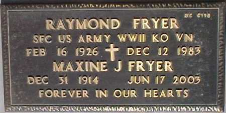 FRYER, MAXINE J. - Maricopa County, Arizona | MAXINE J. FRYER - Arizona Gravestone Photos