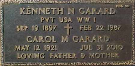 GARARD, CAROL M - Maricopa County, Arizona | CAROL M GARARD - Arizona Gravestone Photos