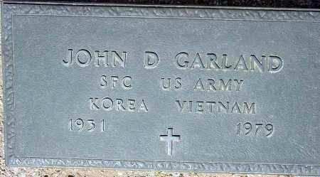 GARLAND, JOHN D. - Maricopa County, Arizona | JOHN D. GARLAND - Arizona Gravestone Photos