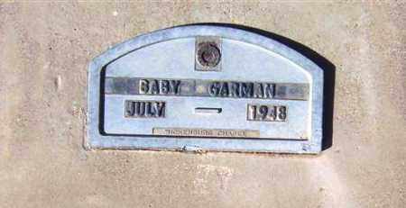 GARMAN, BABY GIRL - Maricopa County, Arizona | BABY GIRL GARMAN - Arizona Gravestone Photos
