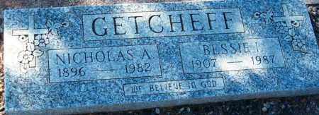 GETCHEFF, BESSIE I. - Maricopa County, Arizona | BESSIE I. GETCHEFF - Arizona Gravestone Photos