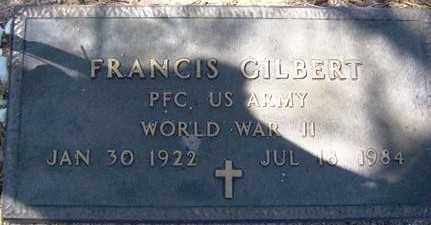 GILBERT, FRANCIS - Maricopa County, Arizona | FRANCIS GILBERT - Arizona Gravestone Photos