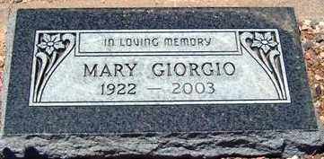 CONTRERAS GIORGIO, MARY - Maricopa County, Arizona | MARY CONTRERAS GIORGIO - Arizona Gravestone Photos