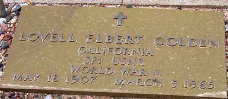 GOLDEN, LOVELL ELBERT - Maricopa County, Arizona | LOVELL ELBERT GOLDEN - Arizona Gravestone Photos