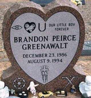 GREENAWALT, BRANDON PEIRCE - Maricopa County, Arizona | BRANDON PEIRCE GREENAWALT - Arizona Gravestone Photos