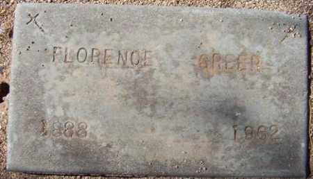 GREER, FLORENCE - Maricopa County, Arizona | FLORENCE GREER - Arizona Gravestone Photos