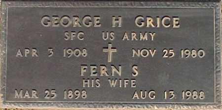 GRICE, FERN S. - Maricopa County, Arizona | FERN S. GRICE - Arizona Gravestone Photos