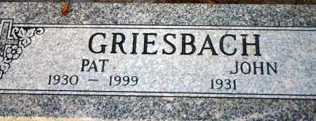 GRIESBACH, PATRICIA M. - Maricopa County, Arizona | PATRICIA M. GRIESBACH - Arizona Gravestone Photos